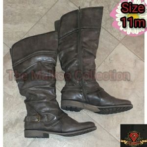 Cute Plus Size 11 Knee High Boots By Baretraps
